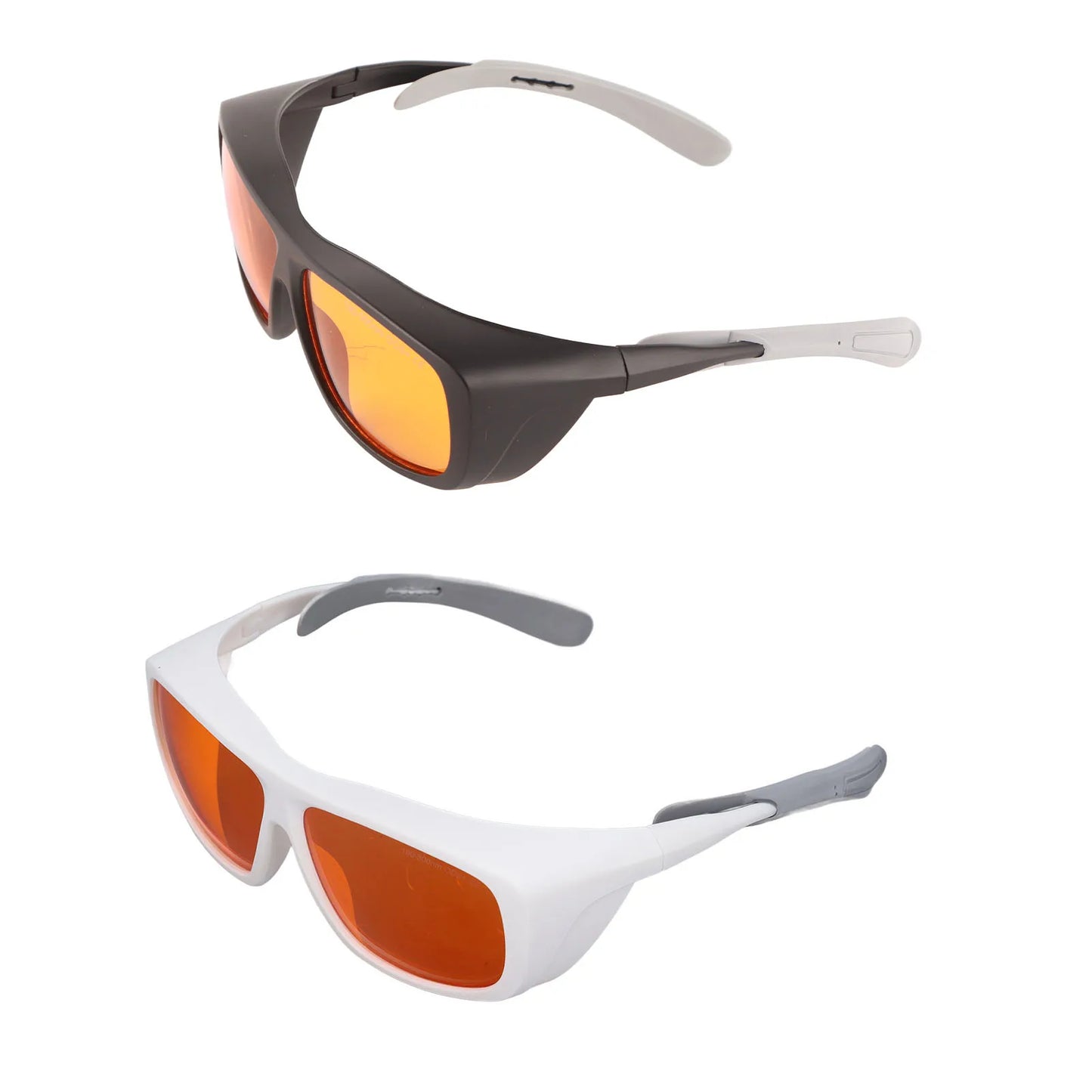 Laser Safety Goggles PC Plastic Easy To Clean Glasses High Attenuation Rate 180‑500nm Wavelength for Industrial Use Peaceful Pleasures Health and Wellness