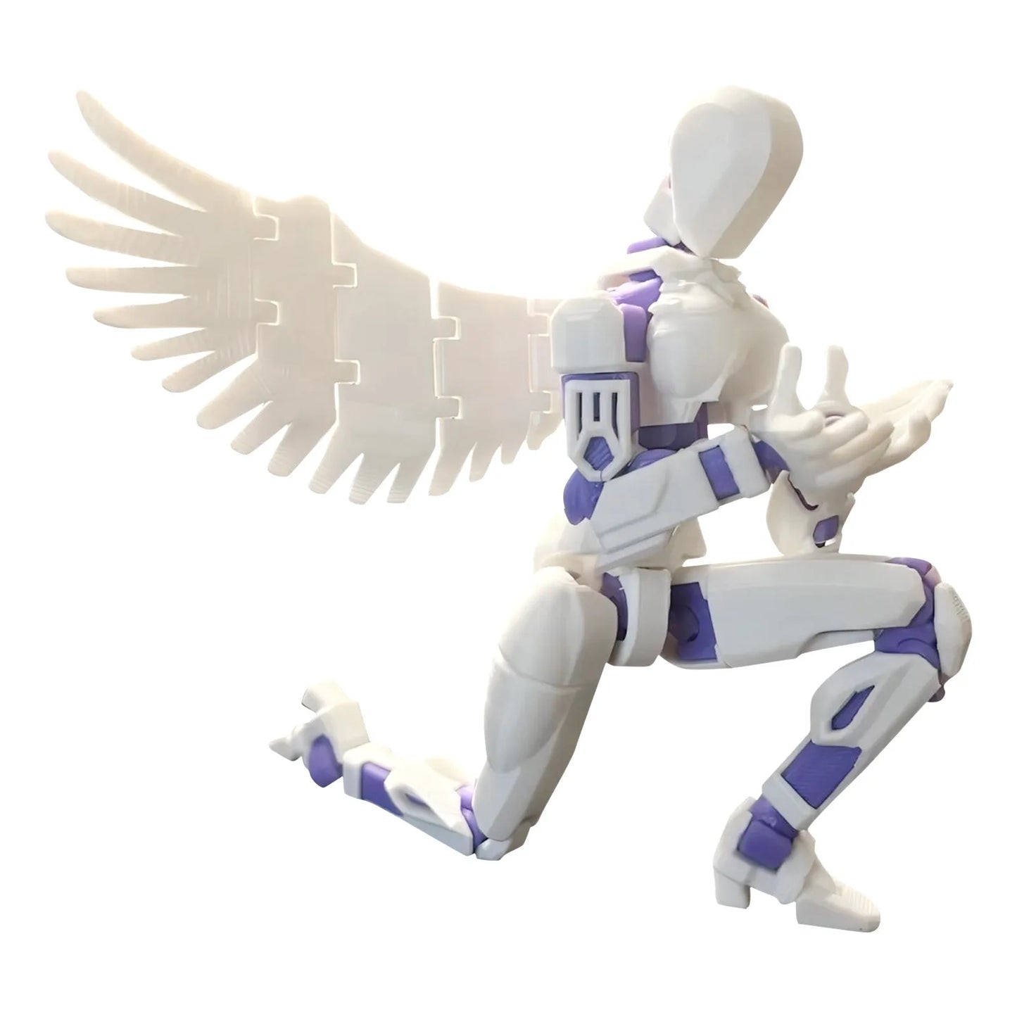3D Printed Poseable Robot Mannequin Figure – Movable Toy