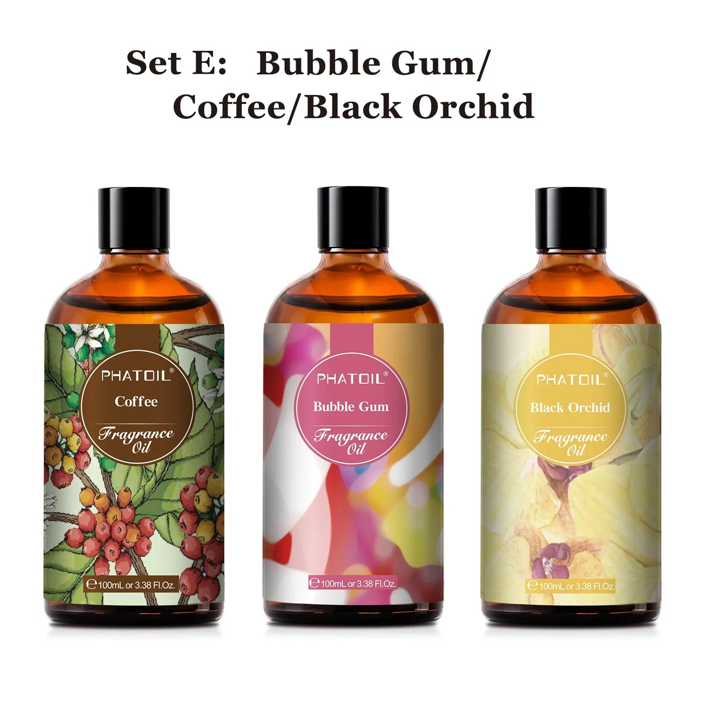 PHATOIL 100ml Fragrance Oil – Coconut, Vanilla, Musk & More
