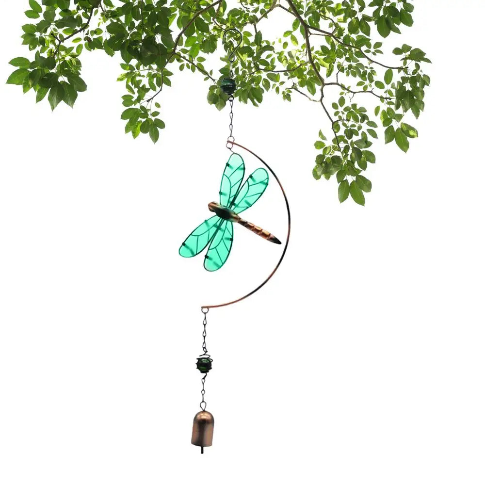 Solar Butterfly Wind Chime | Glow-in-the-Dark Garden Décor Solar Wind Chime Peaceful Pleasures Health and Wellness A China Mainland