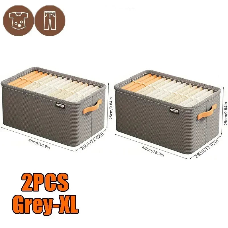 Foldable Clothes Storage Box – Wardrobe & Drawer Organizer