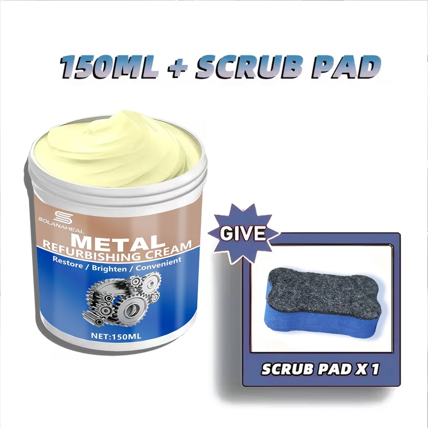 Professional Metal Polishing Paste – Chrome & Auto Care