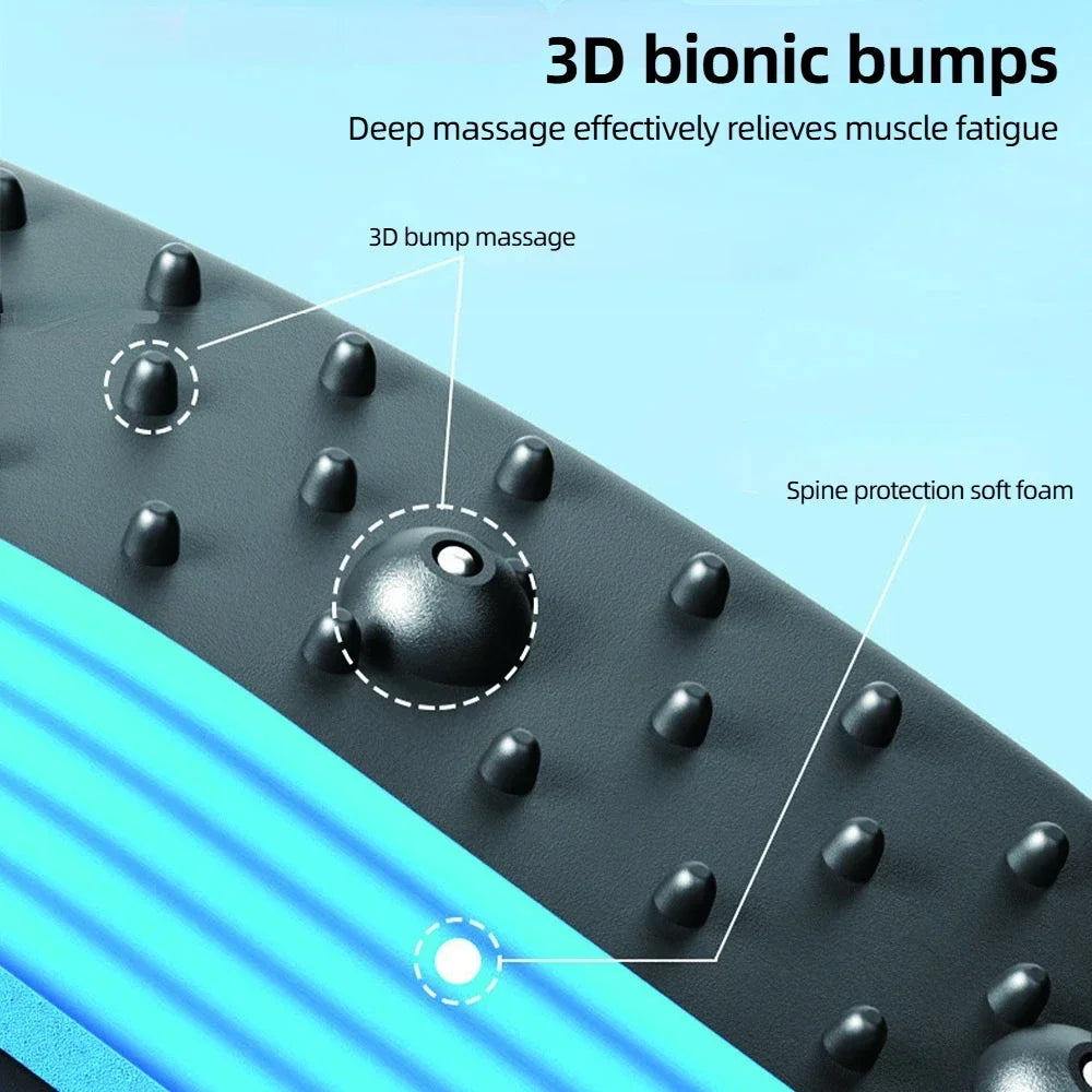 Back Stretcher Spine Massager | 3-Level Magnetic Lumbar Support