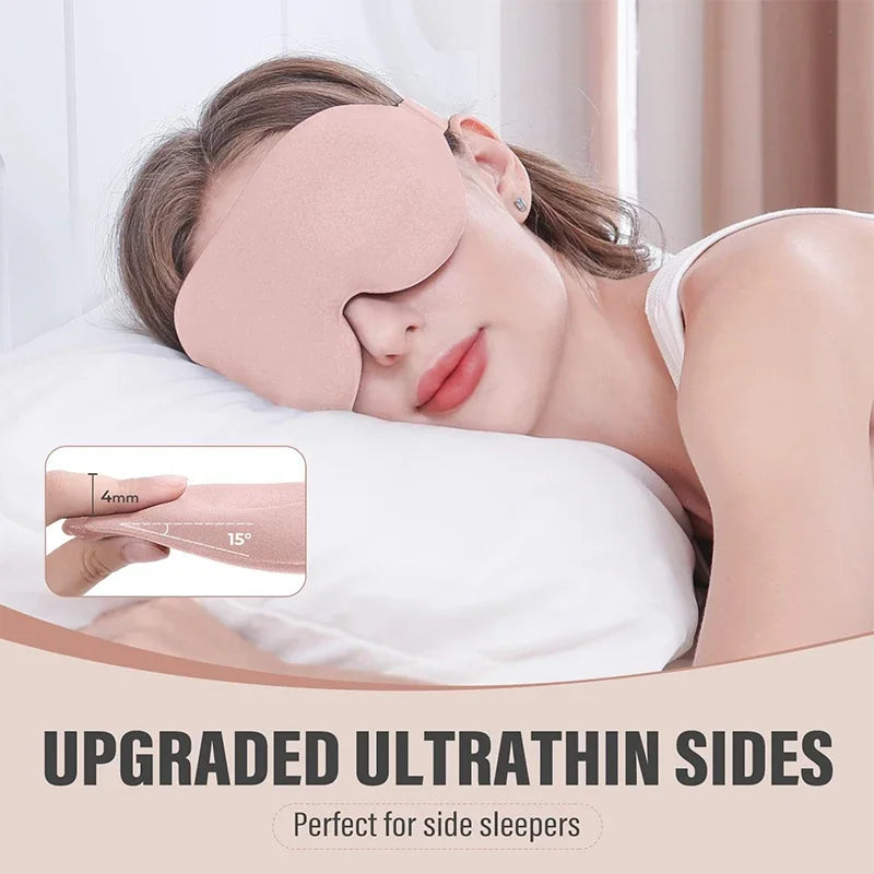 Eye Mask Blindfold For Unisex Soft Tiredness Relief Eye Cover Natural Sleeping Blind Eye Patch Skin Care Tool Peaceful Pleasures Health and Wellness