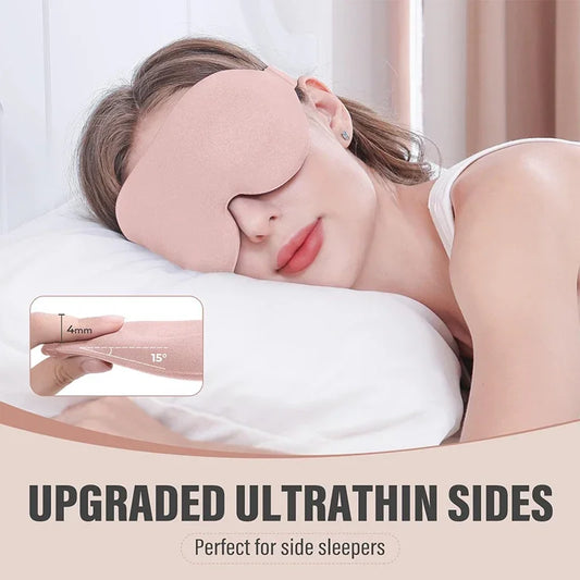 Eye Mask Blindfold For Unisex Soft Tiredness Relief Eye Cover Natural Sleeping Blind Eye Patch Skin Care Tool Peaceful Pleasures Health and Wellness