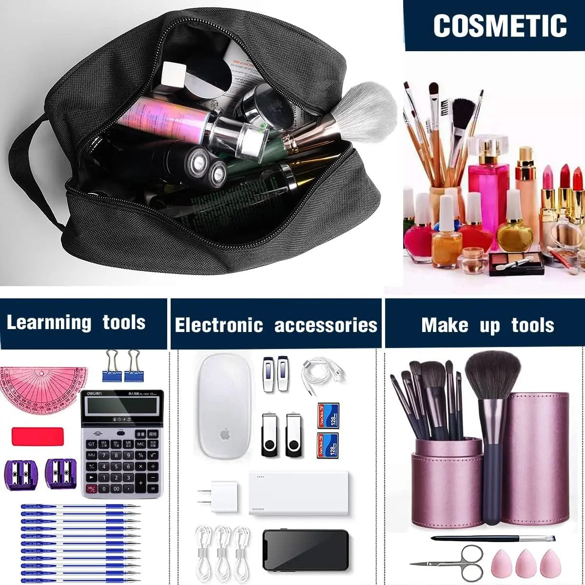 Large Waterproof Travel Toiletry Bag with Handle – Unisex