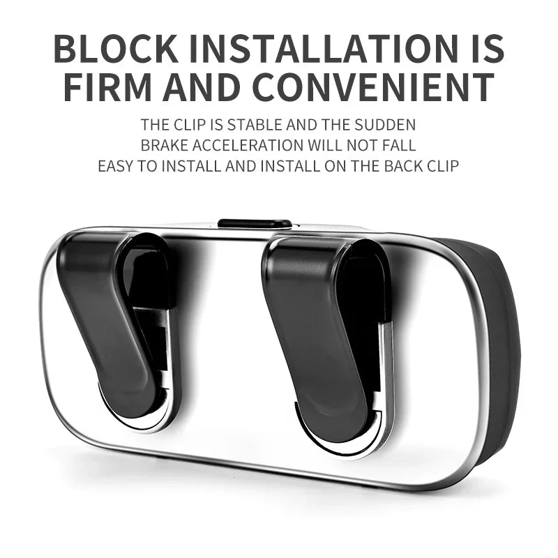 Car Sun Visor Glasses Holder | Press-Button Eyeglass Case