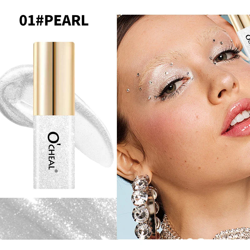 O'Cheal Glitter Liquid Eye Shadow – 7 Shades, Shimmer & Waterproof
