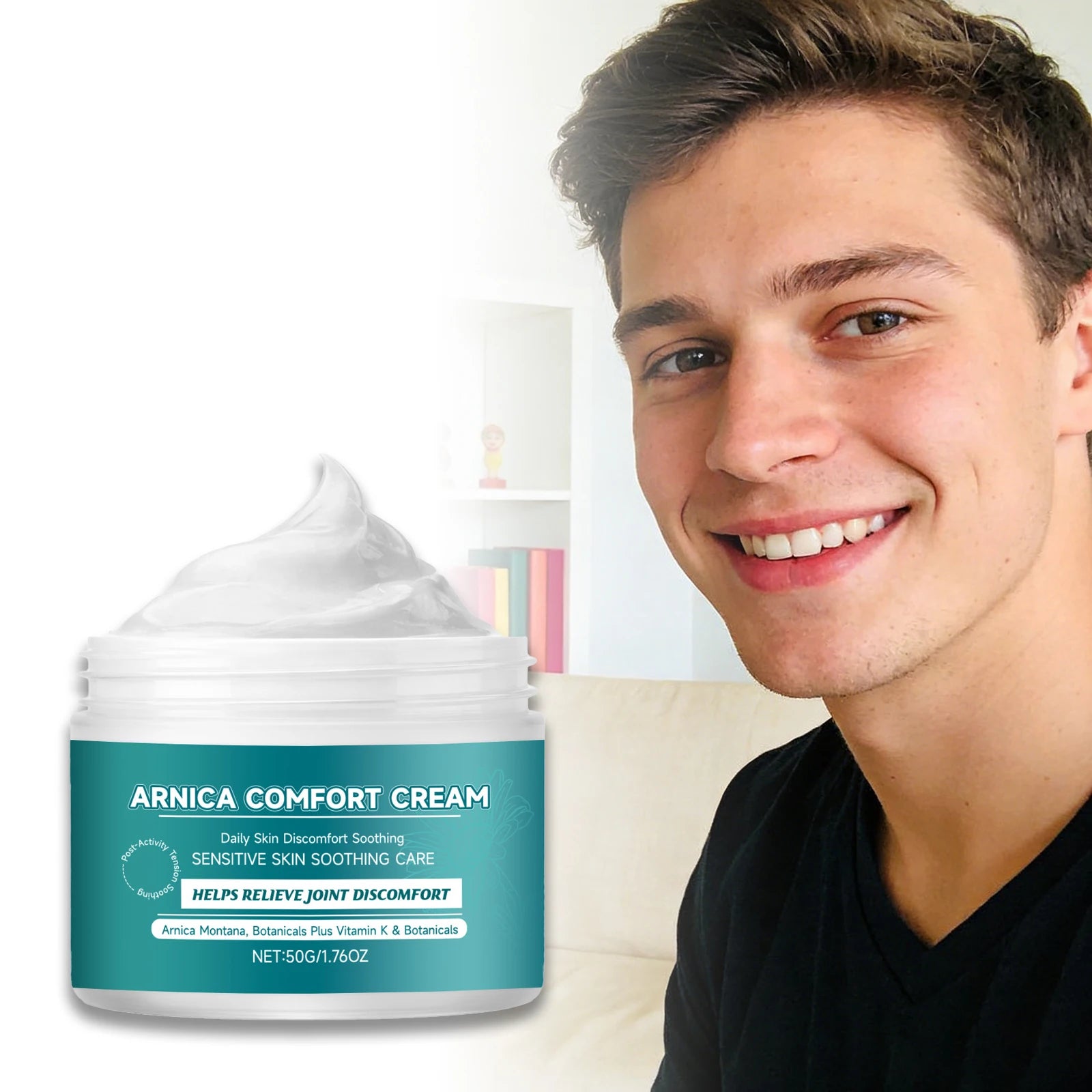 Herbal Skin Comfort Cream Soothe Skins Relieve Muscle Tension Improve Joint Discomfort Repair Skins Barrier Skin Soothing Cream Peaceful Pleasures Health and Wellness