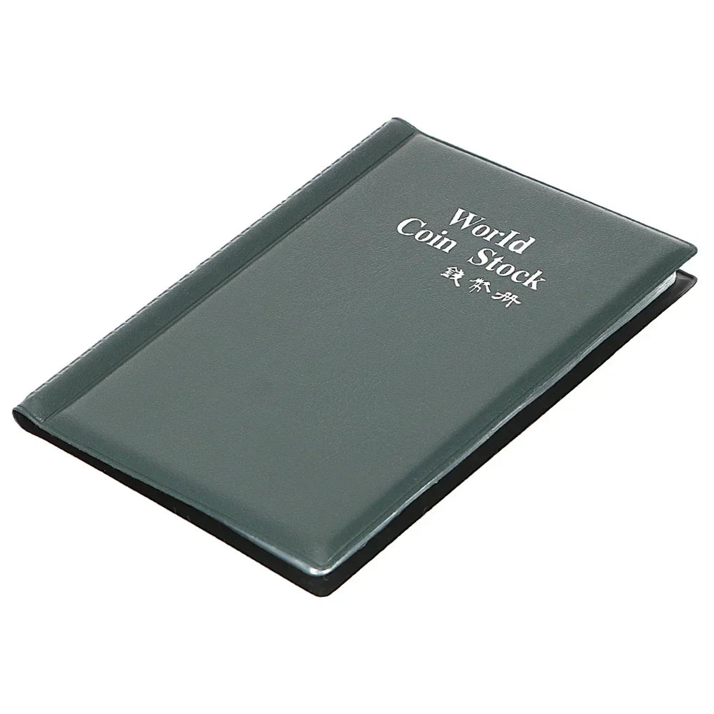 120-Pocket Coin Collection Album Book | Coins & Tokens Organizer