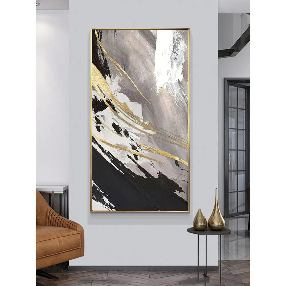 New Abstract Art Decorative Mural Canvas 100% Handmade Customizable Oil Painting Living Room Hotel Restaurant Hanging Picture Peaceful Pleasures Health and Wellness