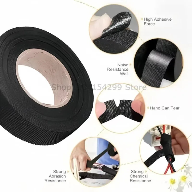 High-Temp Flame Retardant Flannel Electrical Tape | Car Engine