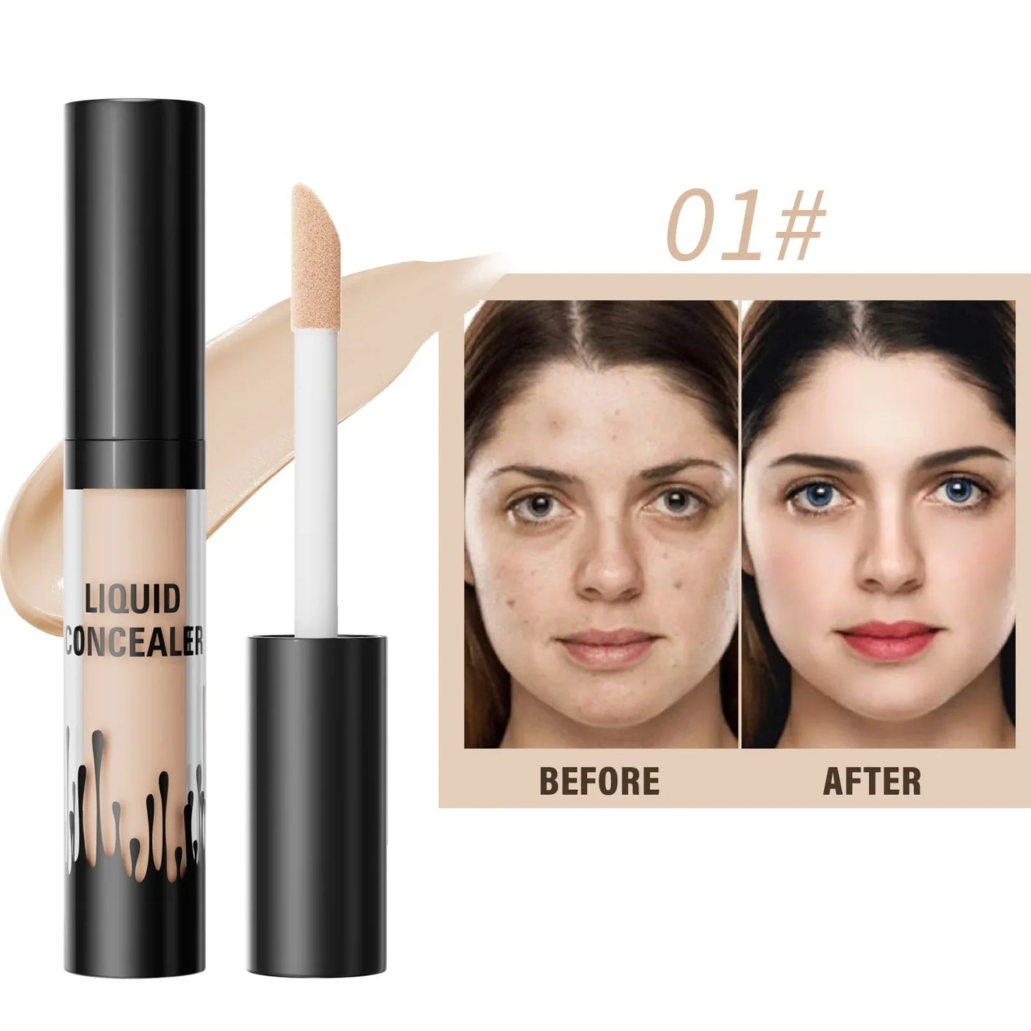 Hello Kiss Full Coverage Waterproof Concealer – All Skin Types
