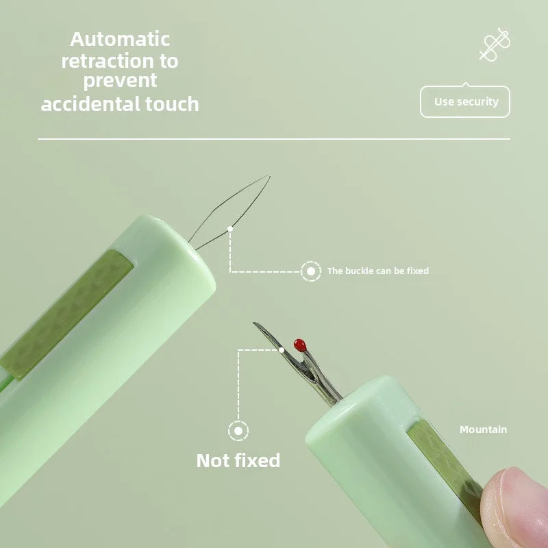 2-in-1 Needle Threader & Seam Ripper | DIY Sewing Tool