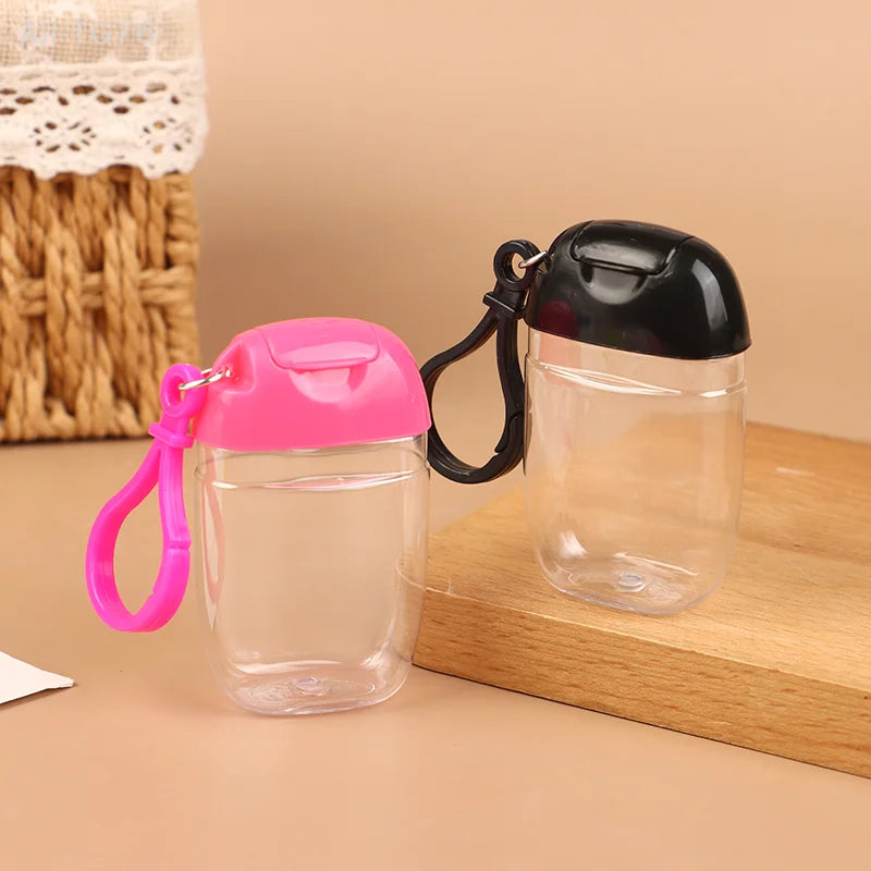 30ml Refillable Travel Bottle with Hook | Mini Liquid Dispenser
