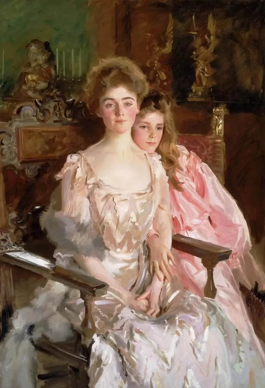 John Singer Sargent Female Portrait Canvas Wall Art Print Canvas Wall Art Print Peaceful Pleasures Health and Wellness 5 40x60cm Unframed