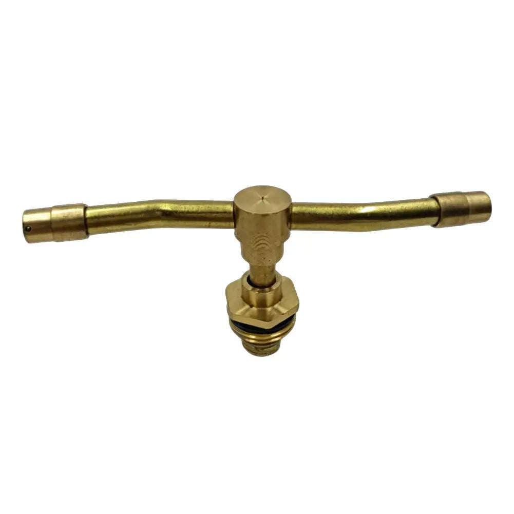 360° Rotating Brass Nozzle 2/3/4 Arms Rotating Sprinkler Head Garden Lawn Irrigation Watering Nozzle For Agriculture Horticultur Peaceful Pleasures Health and Wellness A