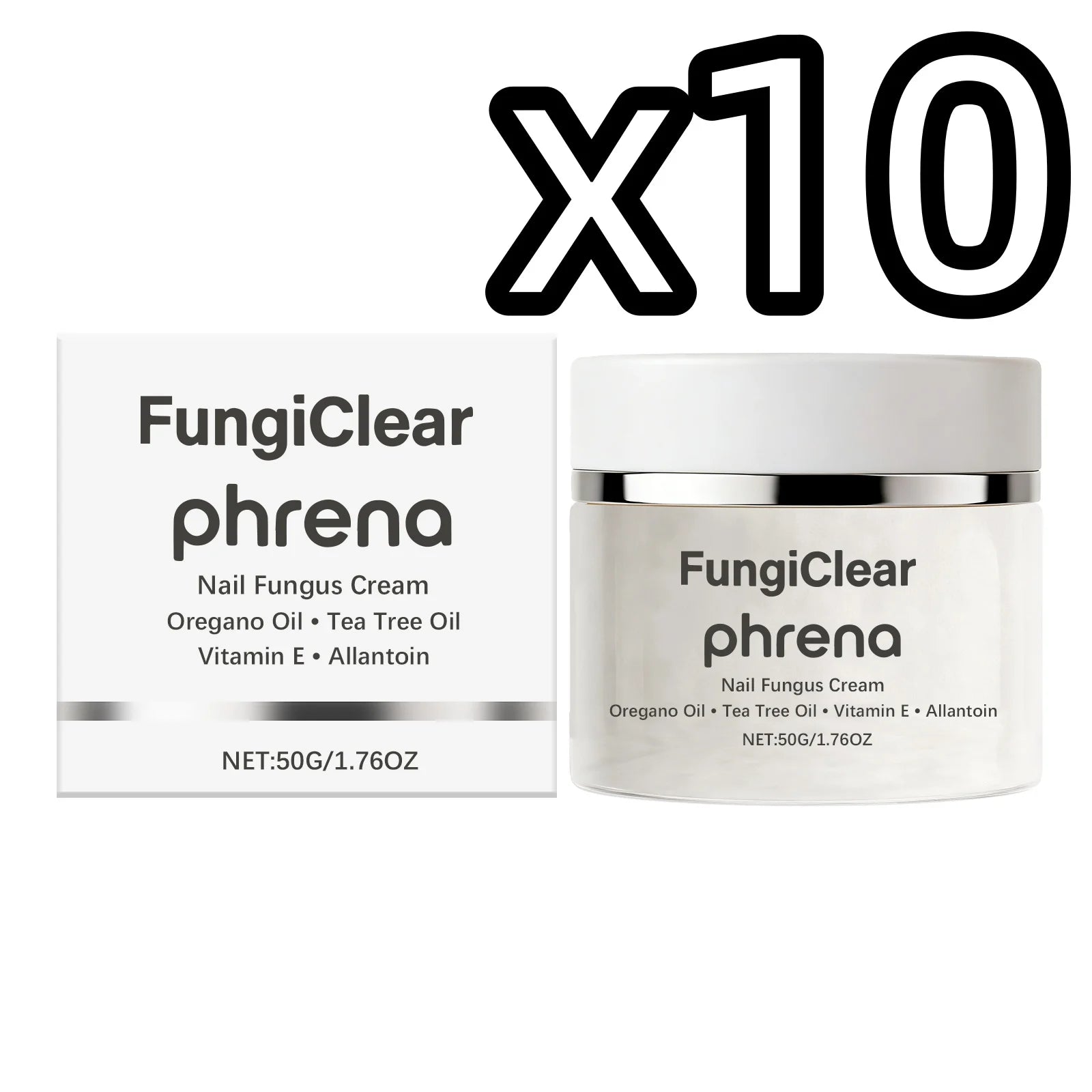 Plant Extract Nail Care Cream Deep Penetrate Nourish Nails Repair Damaged Surface Reduce Cracks Daily Care Nails Fungus Creams Peaceful Pleasures Health and Wellness 50g Boxed x 10
