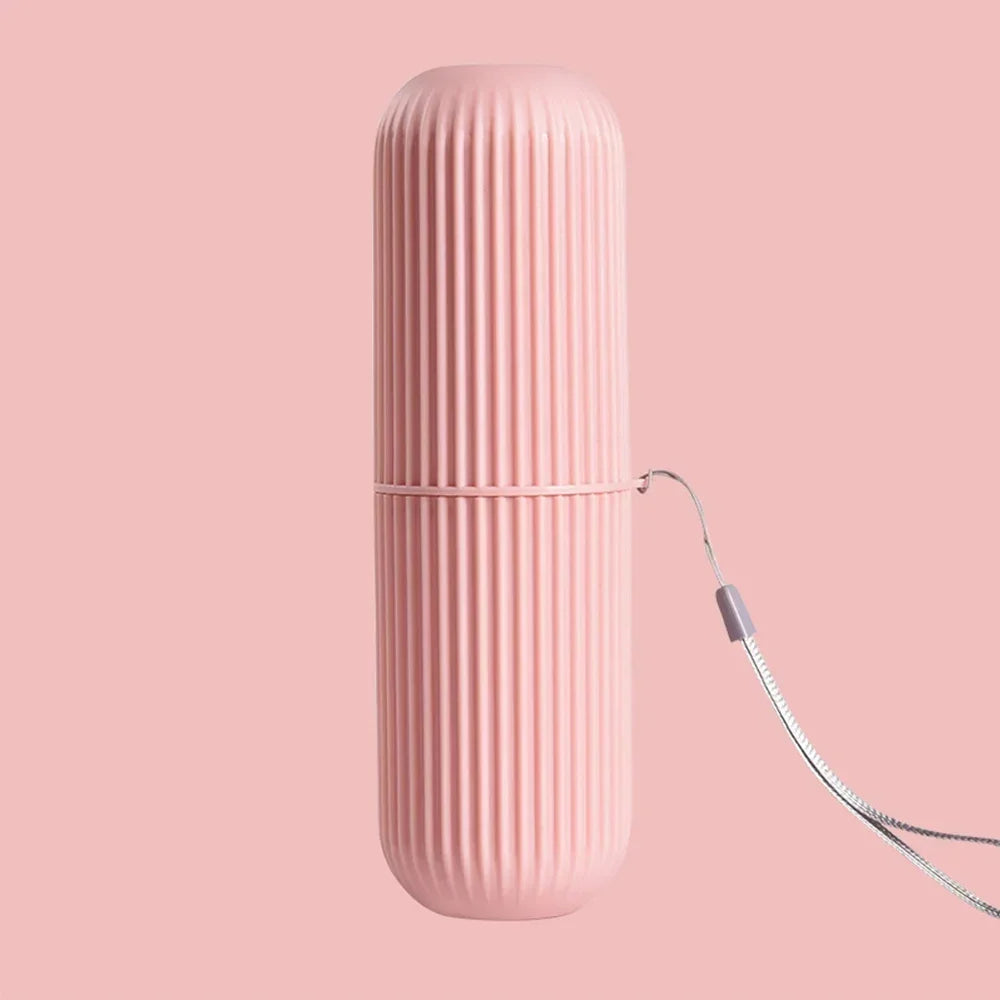 Portable Travel Toothbrush Holder & Toothpaste Case