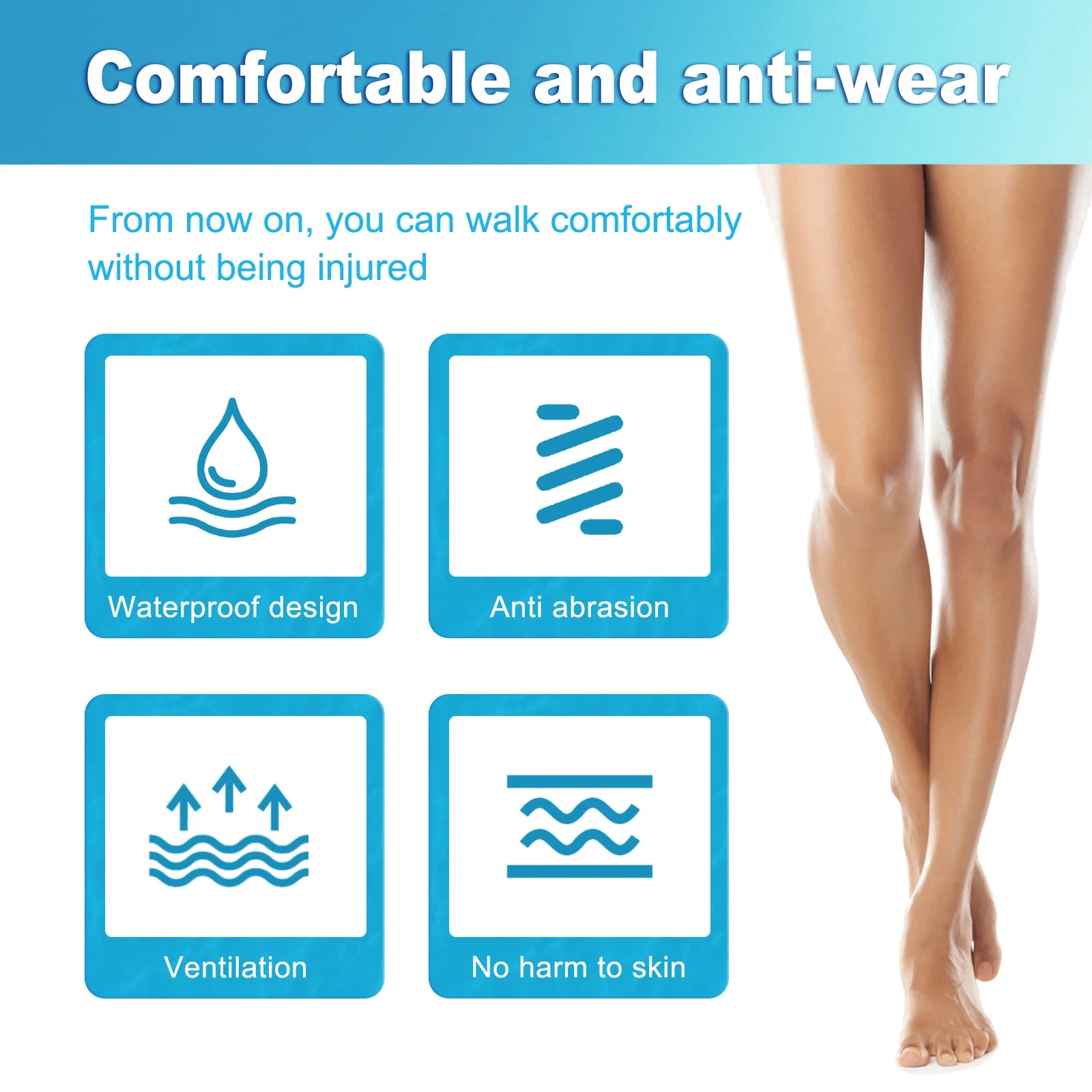 Anti-Chafe Stick for Thighs, Heels & Arms | 23g Skin Rescue Peaceful Pleasures Health and Wellness