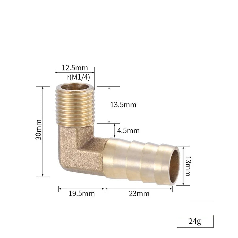 Brass Barb Hose Fitting 4–19mm BSP Female Thread Adapter