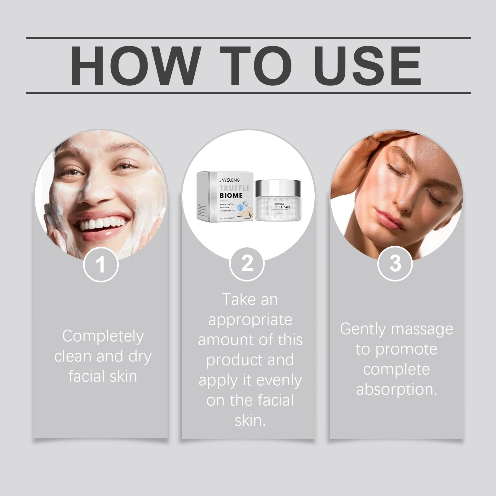 White Truffle Moisturizing Cream Reduce Fine Lines Increase Skin Elasticity Relieve Dryness Gentle Deep Nourishing Face Cream Peaceful Pleasures Health and Wellness