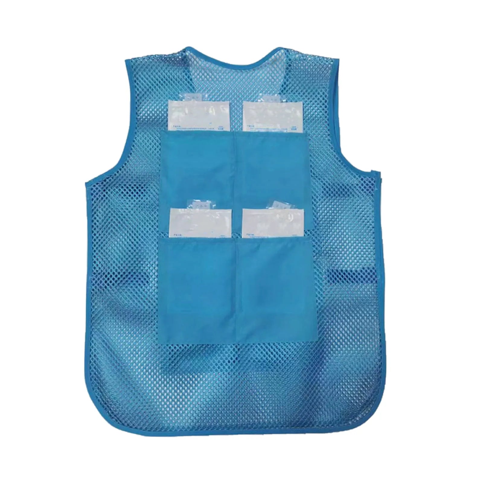 Summer Ice Pack Cooling Vest Ice Cube Ice Pack Vest Vest With 8 Ice Packs Heatstroke Safety Vest Clothing Jacket Peaceful Pleasures Health and Wellness