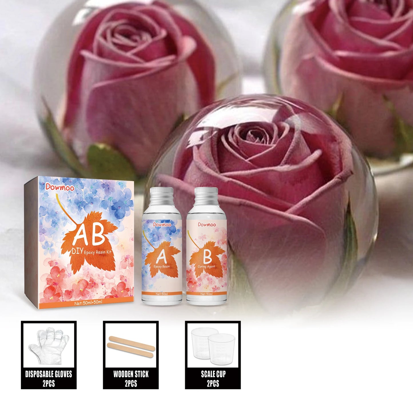 Crystal AB Epoxy Resin Adhesive | High Transparency Fast Curing DIY