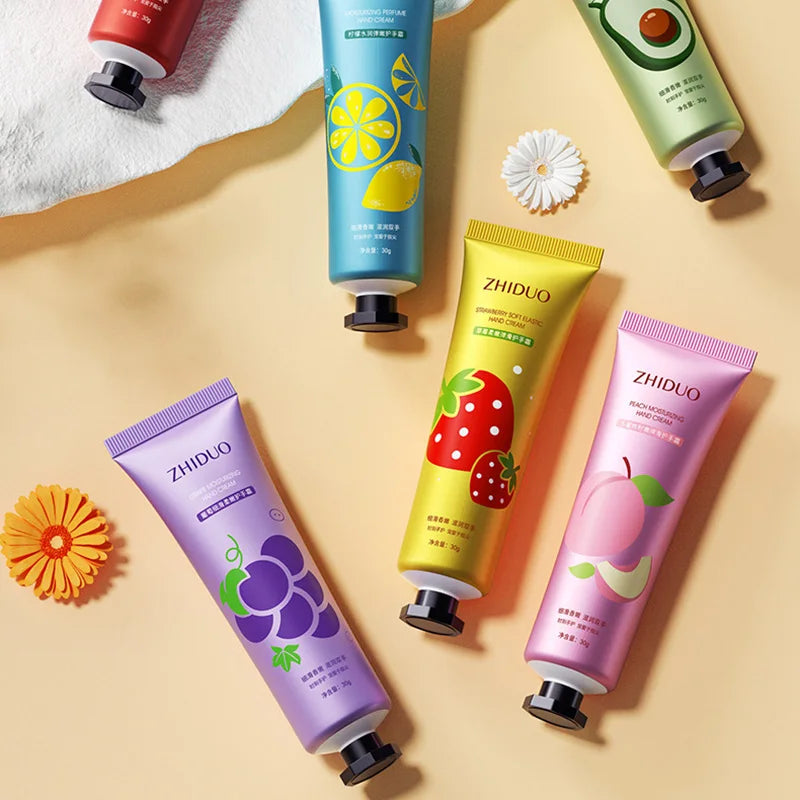 BIOAOUA 10pc Fruity Floral Hand Cream Set – Moisturizing & Anti-Aging