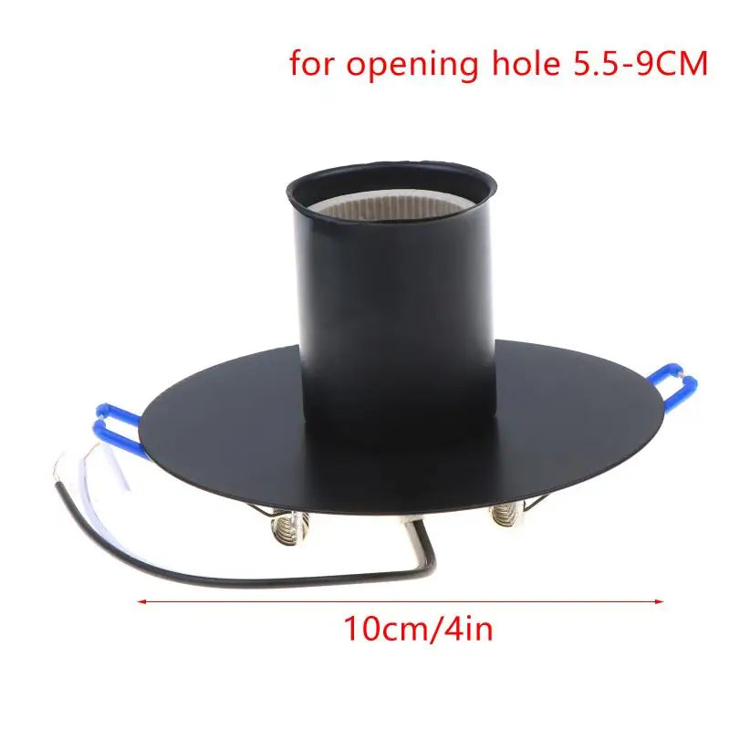 E27 Ceramic Lamp Holder Socket | Metal Spring Bracket