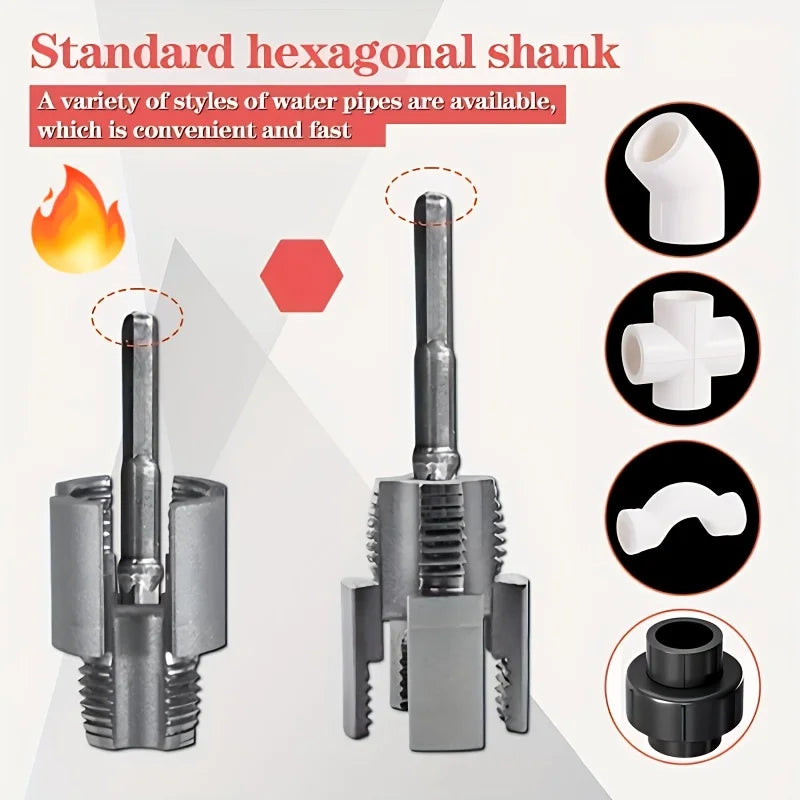 1/2" & 3/4" PPR Water Pipe Tap | Alloy Steel Anti-Corrosion Peaceful Pleasures Health and Wellness