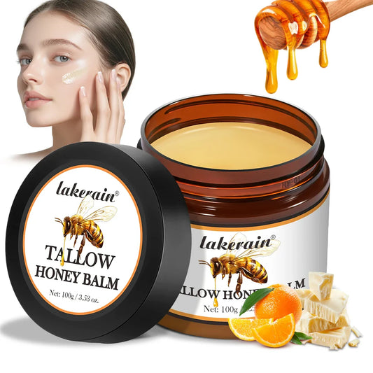 Grass-Fed Beef Tallow & Raw Honey Balm | Natural Moisturizer Natural Face Balm Oasis Select