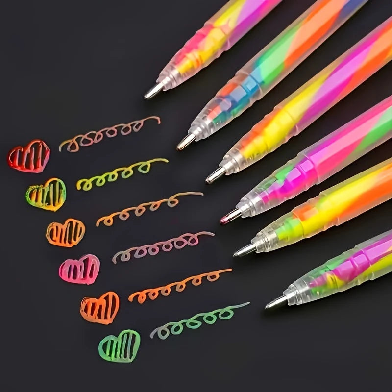 Neon Glitter Gel Pen Set 1.2mm | Journaling, Crafts & Art