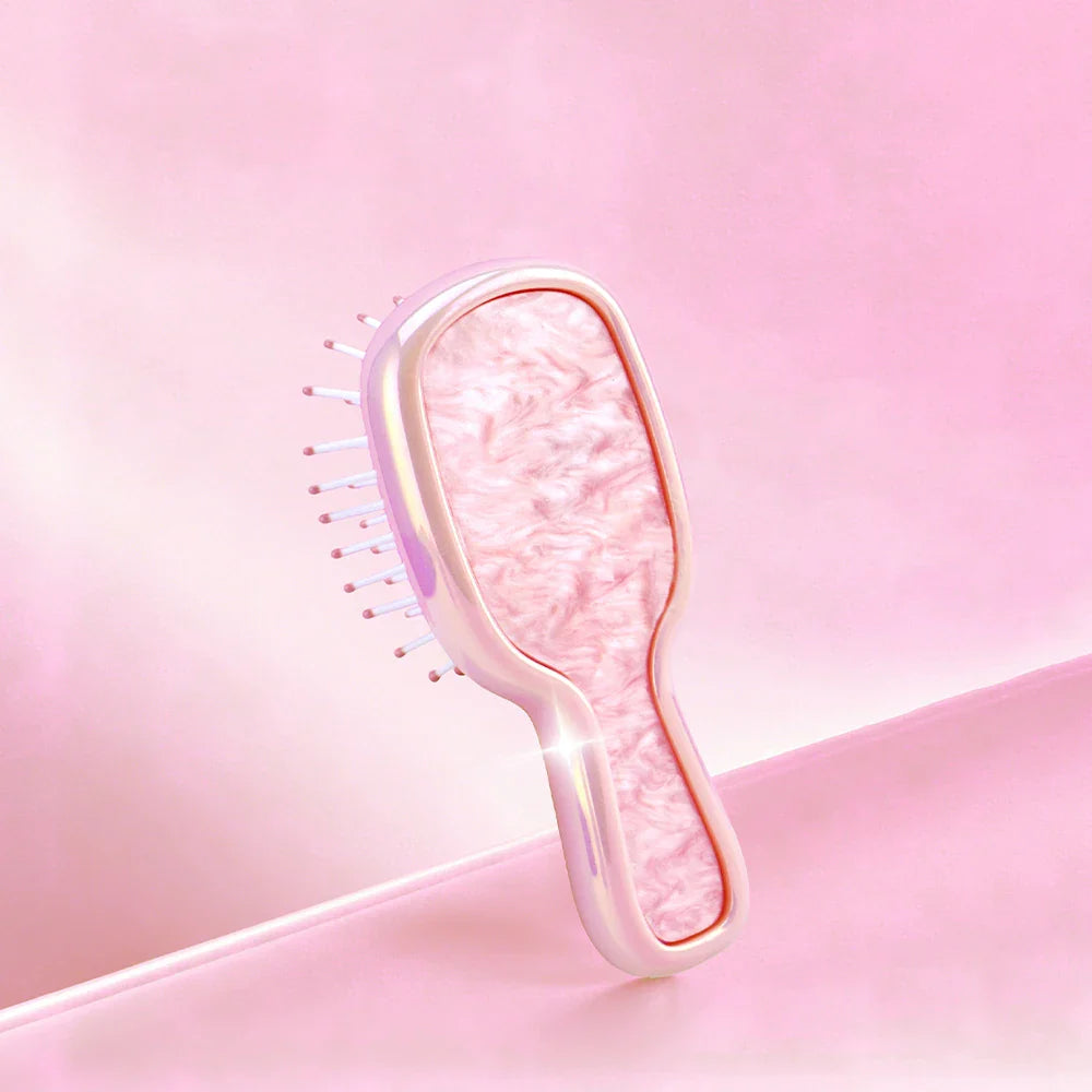 Mini Air Cushion Detangling Hair Brush – Anti-Static Massager