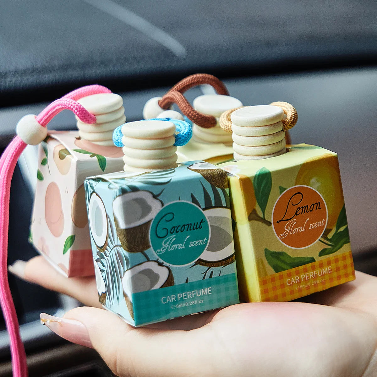 4-Pack Woody Car Air Freshener – Long-Lasting Scent | FORMBO