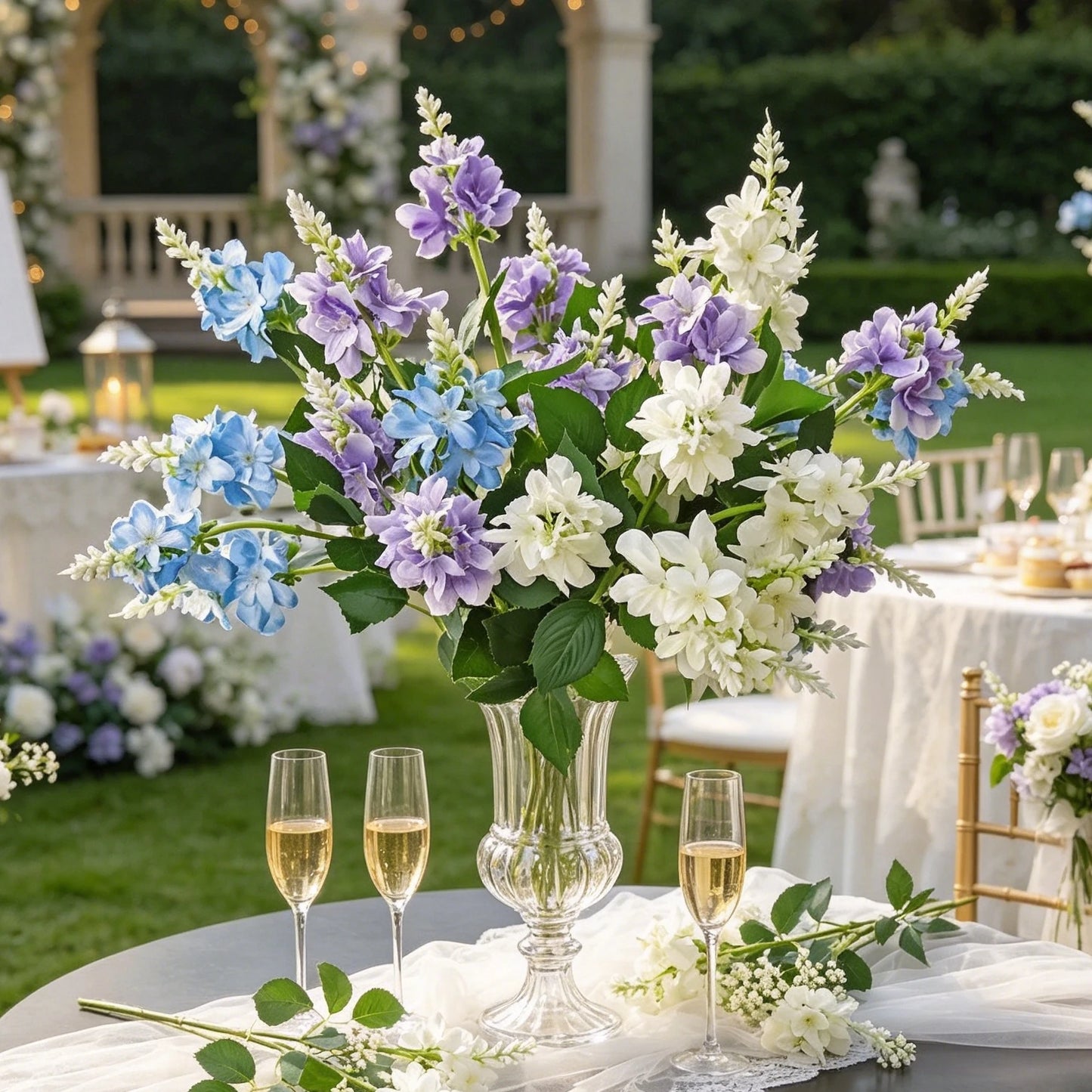 Artificial Silk Moundlily Orchid Flowers – Wedding & Home Decor