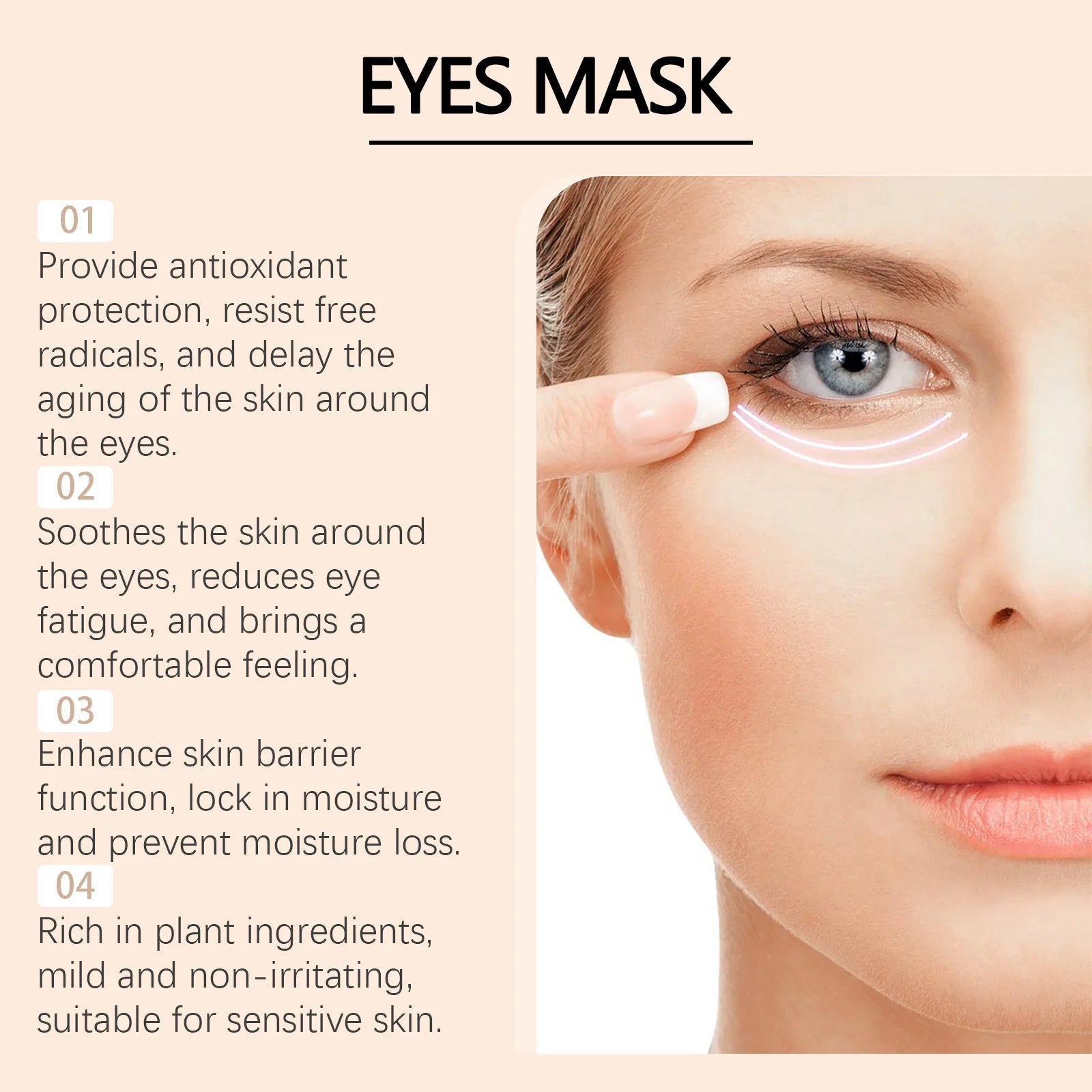 Coffee Eye Mask for Dark Circles and Anti-Aging Peaceful Pleasures Health and Wellness