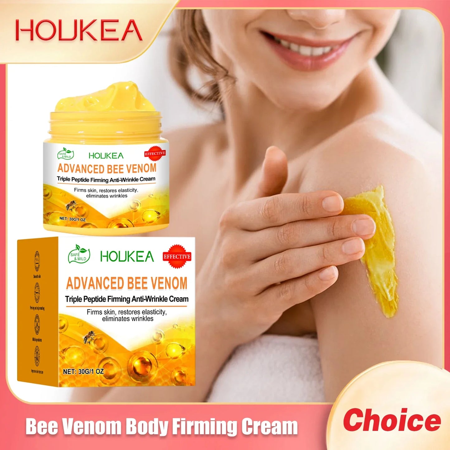 WIYUN Bee Venom Body Firming & Brightening Cream 30g