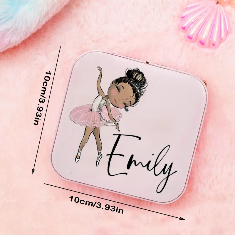 Personalized Princess Ballerina Jewelry Box | Custom Girl Gift Personalized Jewelry Box Peaceful Pleasures Health and Wellness