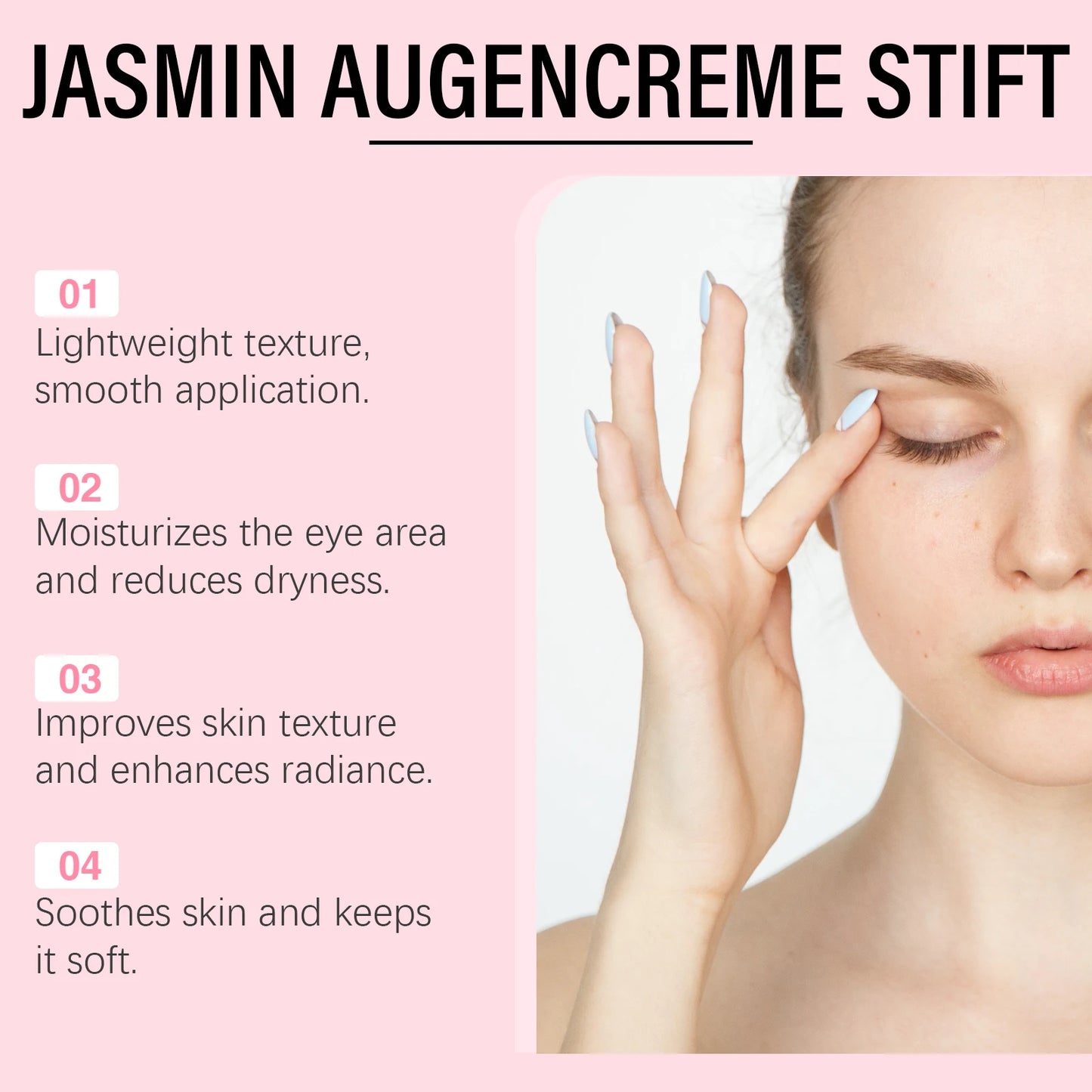 Jasmine Eye Cream Stick – Gentle Hydrating Eye Care | Ouhoe