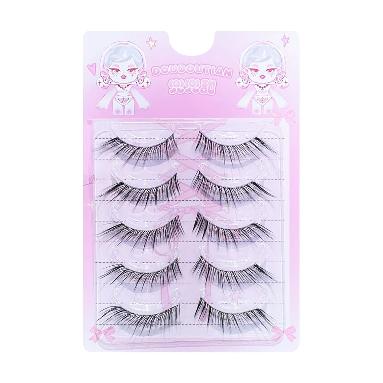 Wispy False Eyelashes – DIY Cosplay Anime Strip Lashes 3 Pairs