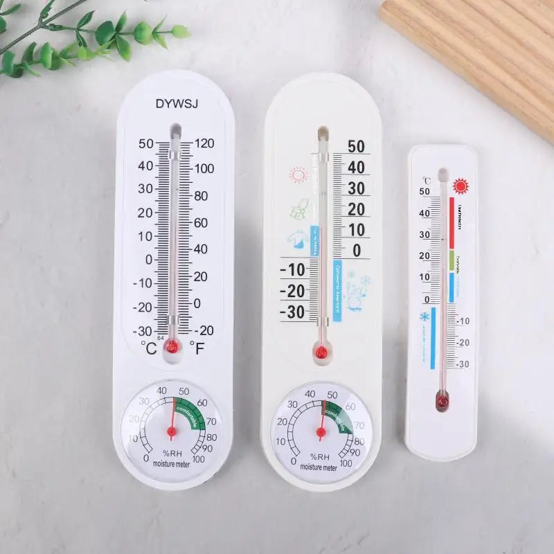 Wall-Mounted Hygrometer Thermometer Humidity Gauge for Home with Hanging Feature - Temperature &Humidity Meter for Breeding Room Peaceful Pleasures Health and Wellness
