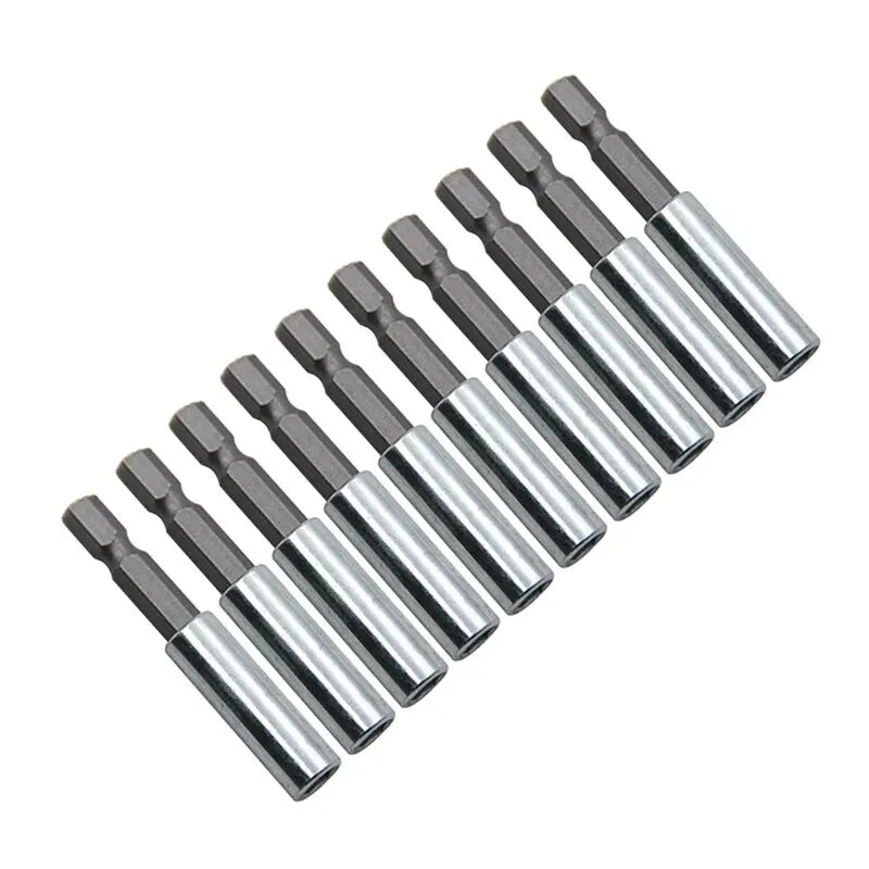 5-10pc 60mm Hex Shank Extended Connecting Rod 1/4 Quick Change Batch Head Joint Electric Tool Accessory Set Peaceful Pleasures Health and Wellness 10pc 60mm