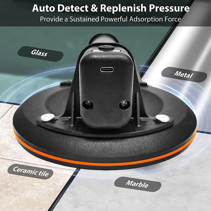 Electric Vacuum Suction Cup 8 Inch 200kg Bearing Capacity Heavy Duty Vacuum Lifter for Granite Tile Glass Manual Lifting Powerfu Peaceful Pleasures Health and Wellness