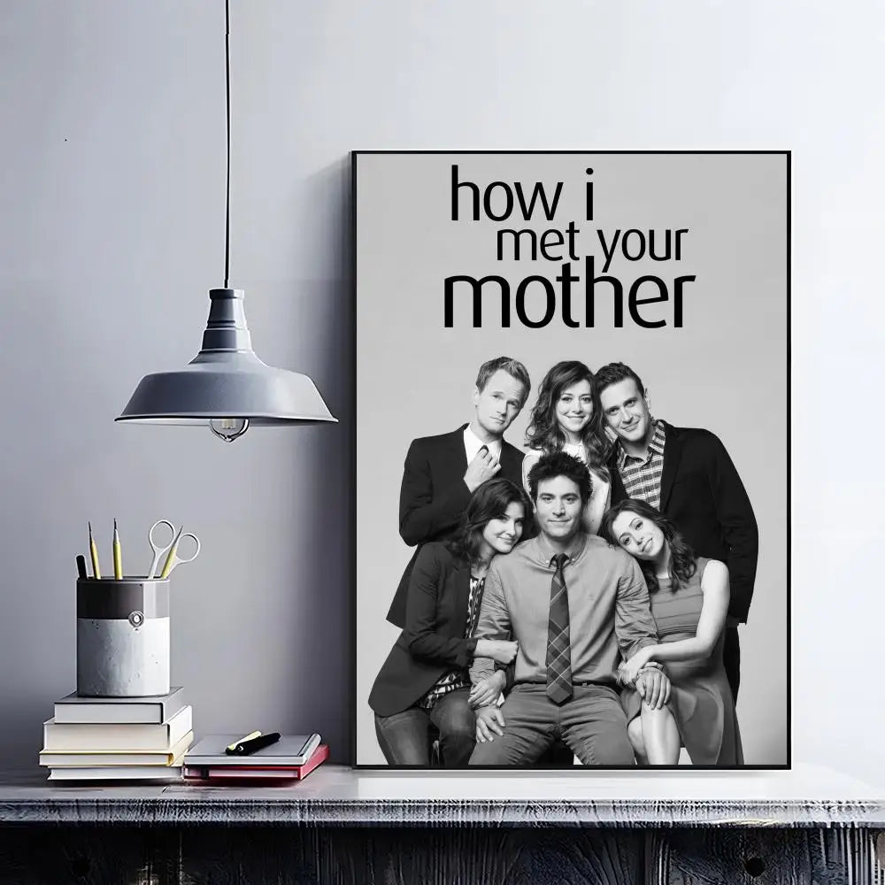 How I Met Your Mother Poster – HD Self-Adhesive Wall Art Wall Art Poster Peaceful Pleasures Health and Wellness