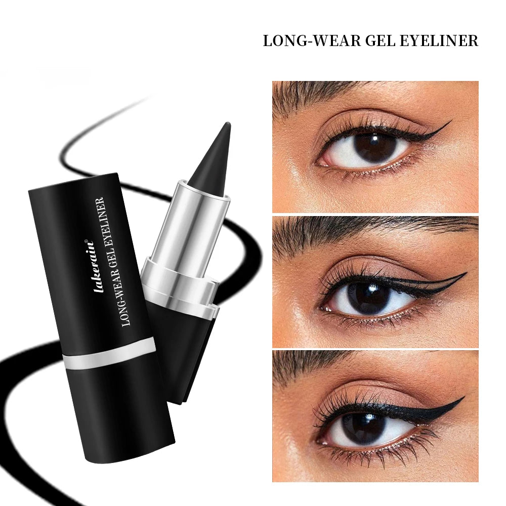 Eyeliner Creamy textureLong Lasting Waterproof Matte Black Silver Brown Eye Liner Pen Make Up For Women Cosmetic Peaceful Pleasures Health and Wellness