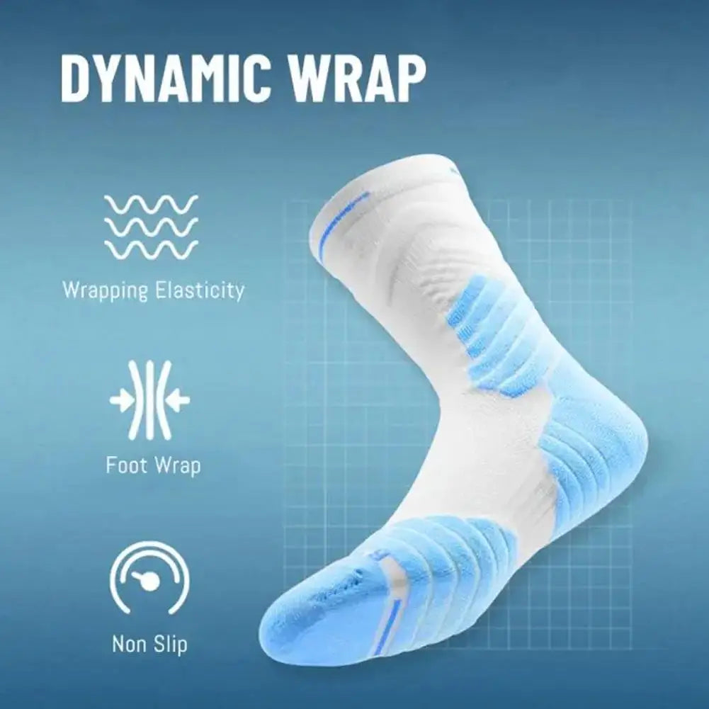 Men's Elite Thick Basketball Socks – Towel Bottom & High-Top