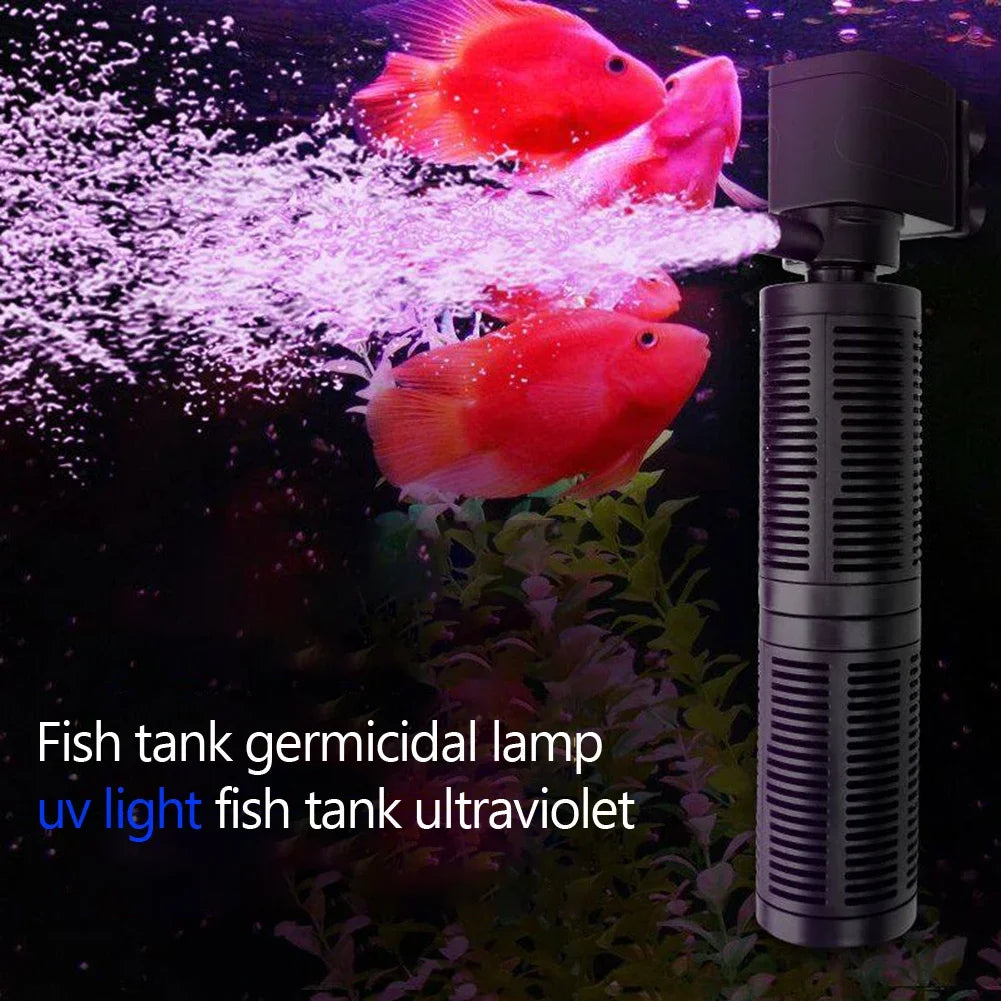 3-in-1 Submersible Aquarium Filter – Mini Fish Tank Water Purifier Peaceful Pleasures Health and Wellness