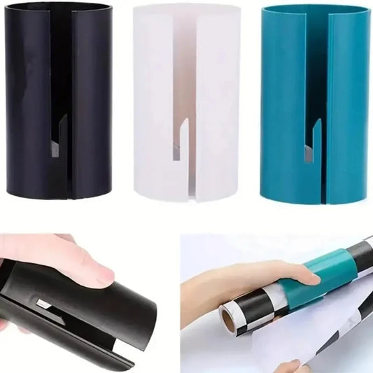 Sliding Wrapping Paper Cutter – Straight Cuts Every Time Paper Cutter Tool Peaceful Pleasures Health and Wellness