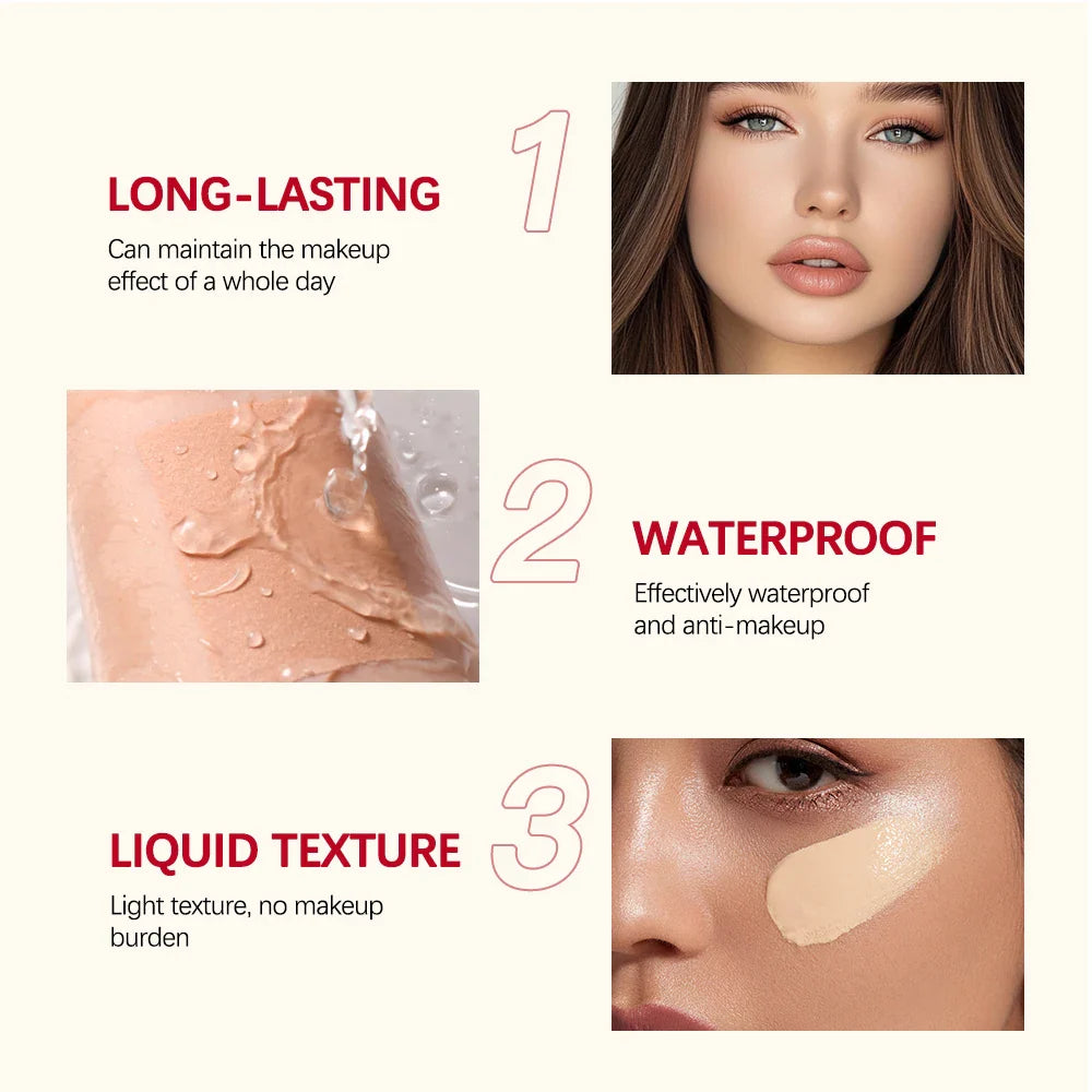 Matte Liquid Foundation – Waterproof, Full Coverage, Long-Lasting